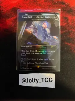 MTG Sorry, Jack . . . Chucky's Back Phyrexian Reclamation FOIL Secret Lair #1808 - Image 1