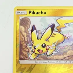 Pokemon TCG Pikachu 40/147 Burning Shadows Reverse Holo Card 2017 NM - Image 4