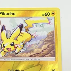 Pokemon TCG Pikachu 40/147 Burning Shadows Reverse Holo Card 2017 NM - Image 5