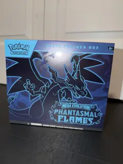 Pokemon Mega Evolution Phantasmal Flames Elite Trainer Box ETB Sealed - Image 1