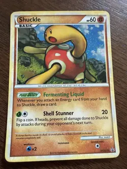 Pokemon TCG Shuckle Holo Black Star Promo HGSS15 NM/LP - Image 1