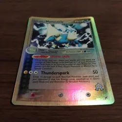 Team Aqua's Manectric 4/95 Reverse Holo Team Magma Vs Team Aqua LP Pokemon - Image 3