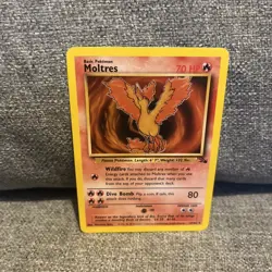 Moltres 27/62 Fossil Regular Pokemon TCG NM Non Holo - Image 1