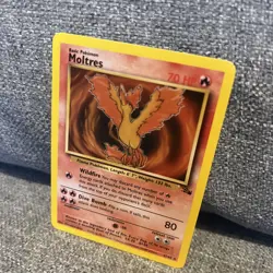 Moltres 27/62 Fossil Regular Pokemon TCG NM Non Holo - Image 4