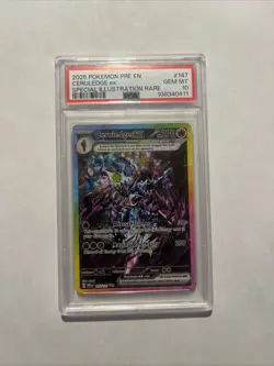 Pokemon 2025 Ceruledge ex 147/131 Tera SIR Prismatic Evolutions GEM MINT PSA 10 - Image 1