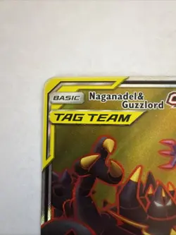 Pokemon TCG Cosmic Eclipse Naganadel & Guzzlord GX 223/236 Ultra Rare Jd - Image 2
