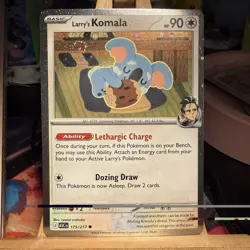 Larry's Komala 175/217 SWIRL/HOLOBLEED Ascended Heros Cosmos Pokemon TCG MINT - Image 1