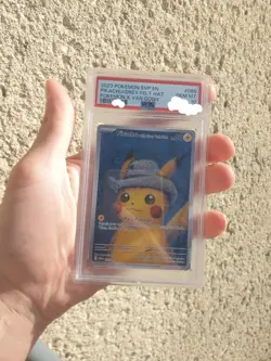 PSA 10 Pikachu With Grey Felt Hat Pokemon X Van Gogh - Image 1