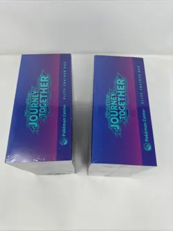 Pokemon S&V Journey Together POKEMON CENTER EXCLUSIVE ETB Lot of 2 Sealed Boxes - Image 5