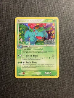 Pokemon Venusaur EX Crystal Guardians 28/100 Reverse Holo Stamped LP- - Image 1