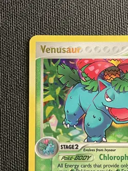Pokemon Venusaur EX Crystal Guardians 28/100 Reverse Holo Stamped LP- - Image 2