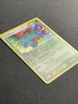 Pokemon Venusaur EX Crystal Guardians 28/100 Reverse Holo Stamped LP- - Image 5