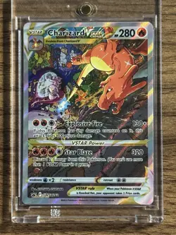 Pokemon TCG Charizard Vstar Sword & Shield Swsh262 Holo Promo - Image 1