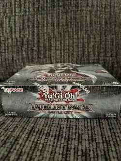 Yugioh Duelist Pack Battle City Booster Box 1st Edition Sealed - Image 2