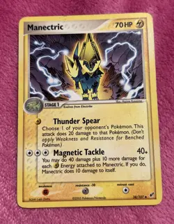 MANECTRIC 38/107 - NON-HOLO - UNCOMMON - EX Deoxys - 2005 POKEMON CARD - NM - Image 1