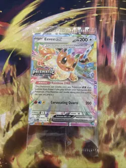 Eevee ex 075/131 Prismatic Evolutions Promo Sealed Pokemon Trading Card Game - Image 1