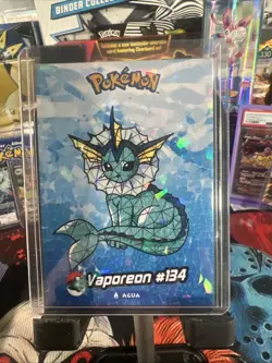 Vaporeon #134 - Cracked Ice Holo - Crystal Collection 2024 - Pokemon Card - Image 1