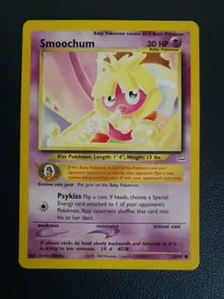 Pokemon Card Smoochum 54/64 Neo Revelation Common WOTC - Image 1