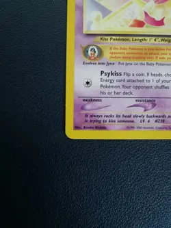 Pokemon Card Smoochum 54/64 Neo Revelation Common WOTC - Image 4