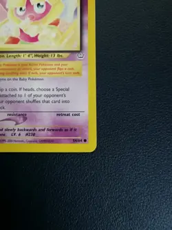 Pokemon Card Smoochum 54/64 Neo Revelation Common WOTC - Image 5