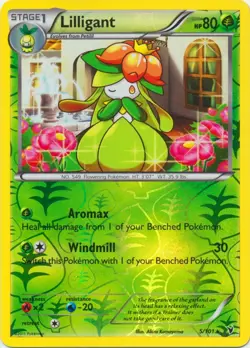 Lilligant 5/101 Reverse Holo Noble Victories Pokemon Card NM - Image 1