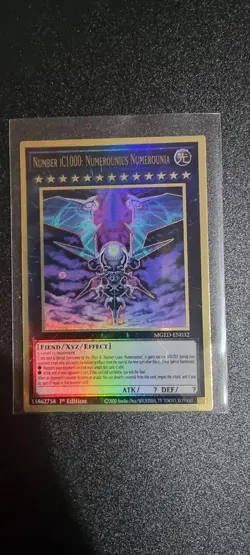 Number iC1000: Numerounius Numerounia MGED-EN032 Yu-Gi-Oh Card 1st Edition New - Image 1