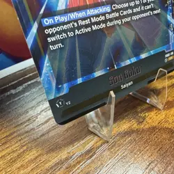 Dragon Ball Super Fusion World Blazing Aura Son Goku SR Foil Card FB02-119 Nm - Image 5