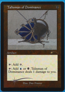 Talisman of Dominance (Secret Lair ETCHED Promo) FOIL MINT MAGIC CARD (503450) - Image 1