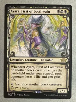 MTG / Ayara, First of Locthwain / MUL / #13 / Regular / Rare / NM - Image 1