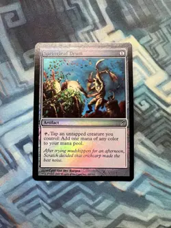 MTG Foil Springleaf Drum EX/LP Lorwyn - Image 1