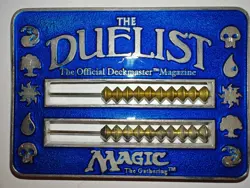 Vintage 1995 MTG Duelist Magic Life Counter Blue Reaper Miniatures Abacus RARE - Image 1