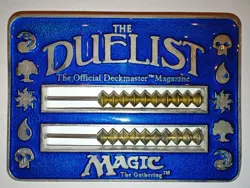 Vintage 1995 MTG Duelist Magic Life Counter Blue Reaper Miniatures Abacus RARE - Image 2