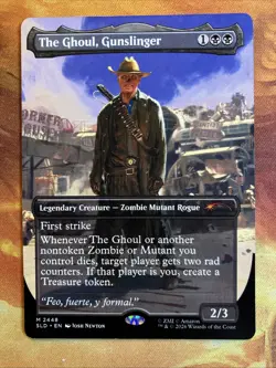 MTG Borderless The Ghoul, Gunslinger SLD: X Fallout®: Beyond Vault 33​!! - Image 1