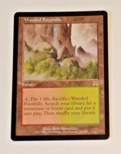 MTG Wooded Foothills Onslaught Regular 2002 NM-LP - Image 1