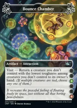 1x Attraction: (3,6) Bounce Chamber MTG Unfinity NM Magic Regular - Image 1
