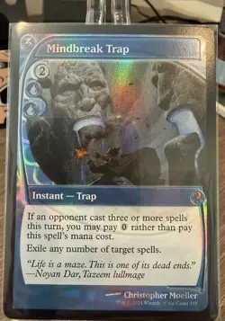 MTG Mindbreak Trap (Future Sight) Mystery Booster 2 MB2 Foil NM Mint Magic - Image 1