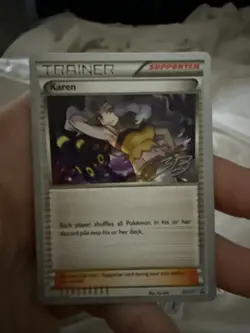 Karen XY177 Promo Pokemon World Championships 2017 Trainer NM - Image 1
