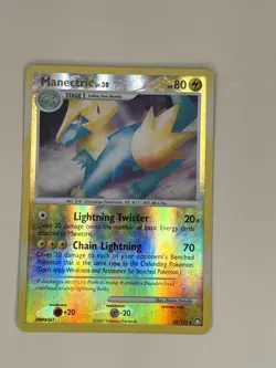 Pokemon Manectric Mysterious Treasures 28/123 Reverse Holo Rare Stage 1 80 HP - Image 1