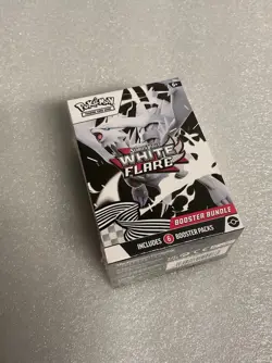 Pokemon Scarlet and Violet White Flare Booster Bundle SEALED - Image 1