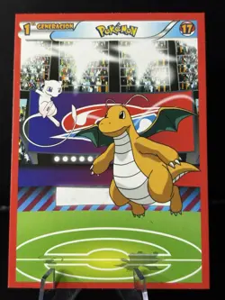 Dragonite & Mew Peruvian Pokemon Card - Image 1