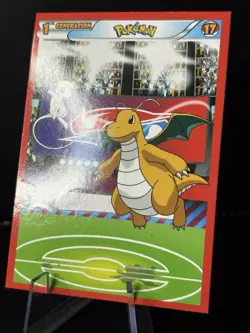 Dragonite & Mew Peruvian Pokemon Card - Image 2