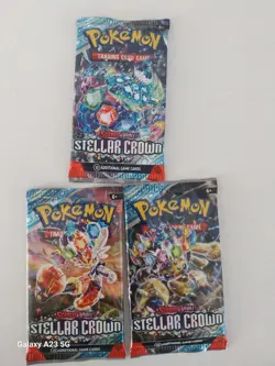 Scarlet & Violet Stellar Crown - Single Booster Pack - Pokemon TCG - Image 1