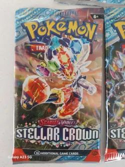 Scarlet & Violet Stellar Crown - Single Booster Pack - Pokemon TCG - Image 3
