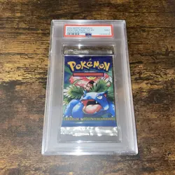 Pokemon Base Set 1st Edition Booster Pack NEW (Spanish) Venusaur PSA 9 MINT! - Image 1