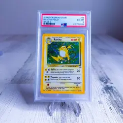 2000 POKEMON BASE SET 2 #16 RAICHU-HOLO PSA 6 - Image 1