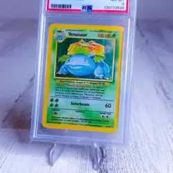 1999 POKEMON GAME #15 VENUSAUR-HOLO PSA 8 - Image 3