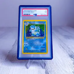 1999 POKEMON GAME #2 BLASTOISE-HOLO PSA 7 - Image 1