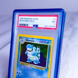 1999 POKEMON GAME #2 BLASTOISE-HOLO PSA 7 - Image 2
