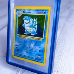 1999 POKEMON GAME #2 BLASTOISE-HOLO PSA 7 - Image 3