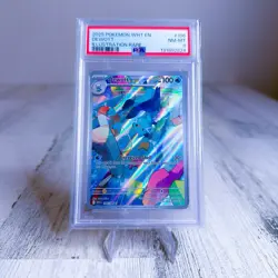 Dewott White Flare Illustration Rare #106 Pokemon WHT EN 106/086 2025 - PSA 8 - Image 1